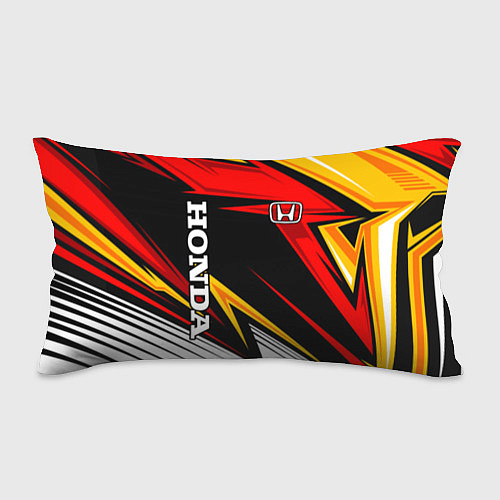 Подушка-антистресс Honda - красный и оранжевый / 3D-принт – фото 1