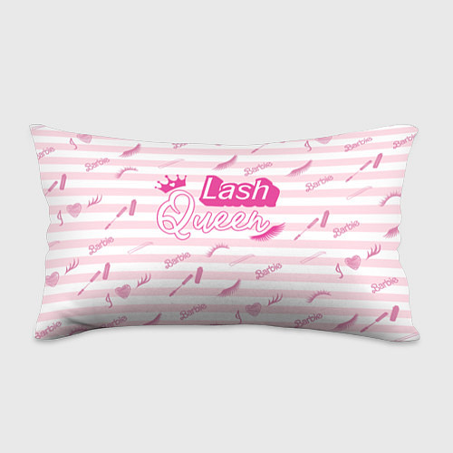 Подушка-антистресс Lash queen - pink Barbie pattern / 3D-принт – фото 1