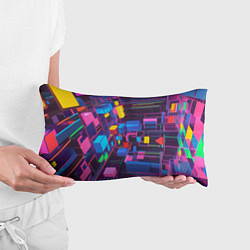 Подушка-антистресс Пространство с кубами, цвет: 3D-принт — фото 2
