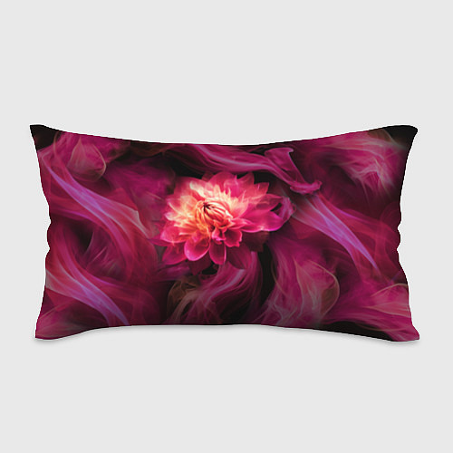 Подушка-антистресс Розовый цветок в огне - нейросеть / 3D-принт – фото 1