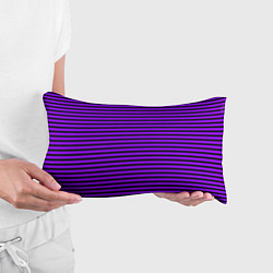 Подушка-антистресс Фиолетовый в чёрную полоску, цвет: 3D-принт — фото 2
