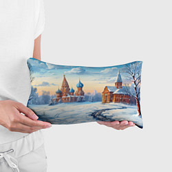 Подушка-антистресс Российская зима, цвет: 3D-принт — фото 2