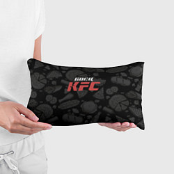 Подушка-антистресс Боец KFC на фоне бургеров, цвет: 3D-принт — фото 2