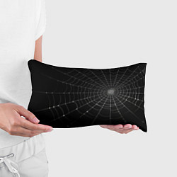 Подушка-антистресс Паутина на черном фоне, цвет: 3D-принт — фото 2