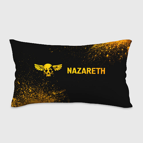 Подушка-антистресс Nazareth - gold gradient по-горизонтали / 3D-принт – фото 1