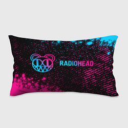 Подушка-антистресс Radiohead - neon gradient по-горизонтали