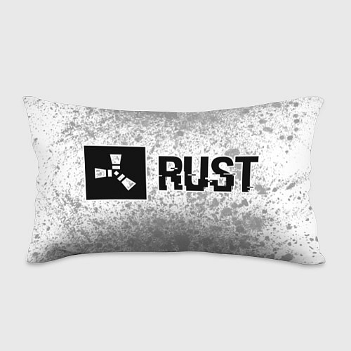 Подушка-антистресс Rust glitch на светлом фоне по-горизонтали / 3D-принт – фото 1