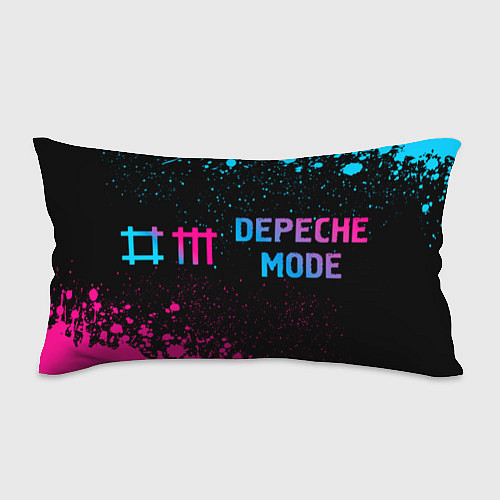 Подушка-антистресс Depeche Mode - neon gradient по-горизонтали / 3D-принт – фото 1