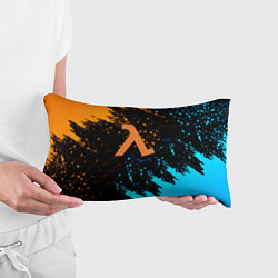 Подушка-антистресс Half Life logo краски, цвет: 3D-принт — фото 2