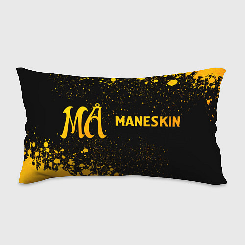 Подушка-антистресс Maneskin - gold gradient по-горизонтали / 3D-принт – фото 1