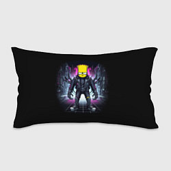 Подушка-антистресс Cool Bart Simpson - cyberpunk - ai art, цвет: 3D-принт