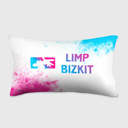 Подушка-антистресс Limp Bizkit neon gradient style по-горизонтали