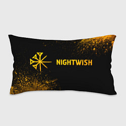 Подушка-антистресс Nightwish - gold gradient по-горизонтали, цвет: 3D-принт