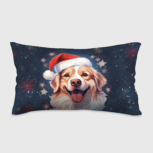 Подушка-антистресс New Years mood from Santa the dog / 3D-принт – фото 1