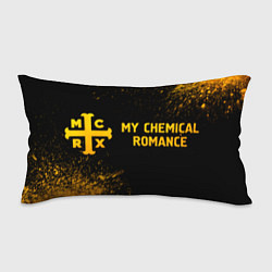 Подушка-антистресс My Chemical Romance - gold gradient по-горизонтали