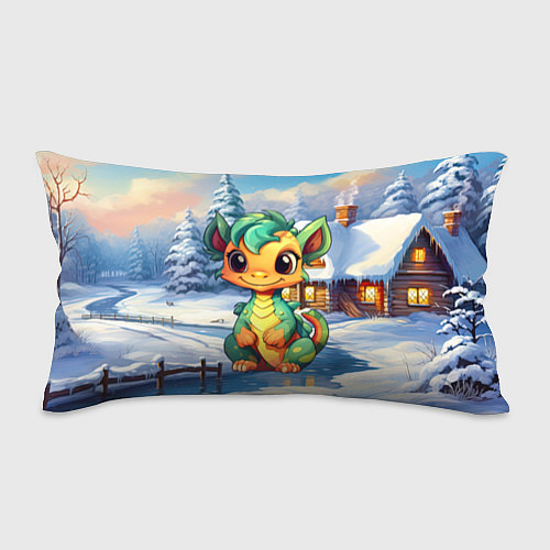 Подушка-антистресс Крошечный дракон зимы 2024 / 3D-принт – фото 1