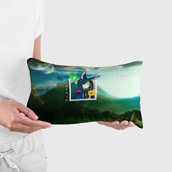 Подушка-антистресс Тигнари на фоне природы, цвет: 3D-принт — фото 2