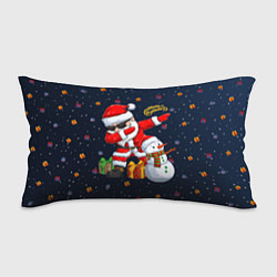 Подушка-антистресс Санта Клаус и снеговик