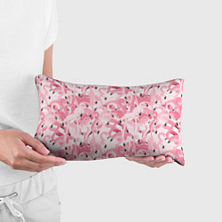 Подушка-антистресс Стая розовых фламинго, цвет: 3D-принт — фото 2