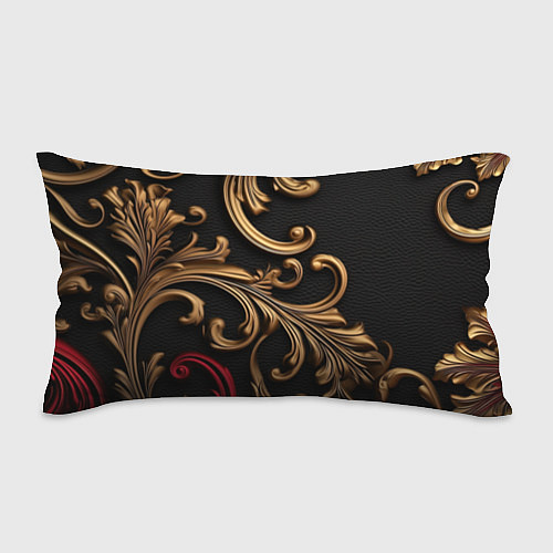 Подушка-антистресс Золотые абстрактные узоры / 3D-принт – фото 1