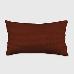 Подушка-антистресс Красно-коричневый узоры, цвет: 3D-принт