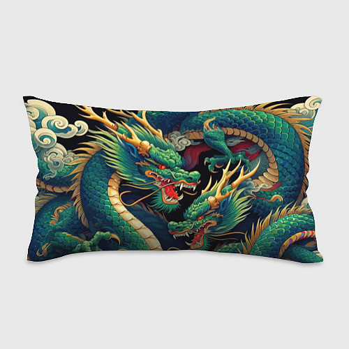 Подушка-антистресс Два Японских дракона - ирезуми / 3D-принт – фото 1