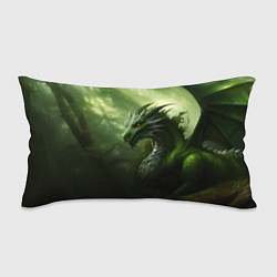 Подушка-антистресс Зеленый лесной дракон символ 2024 года