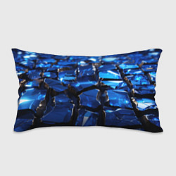 Подушка-антистресс Синие яркие кубики, цвет: 3D-принт