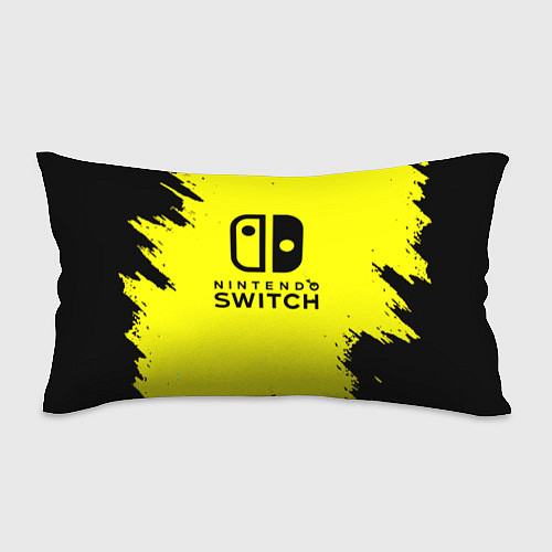 Подушка-антистресс Nintendo switch краски на жёлтом / 3D-принт – фото 1