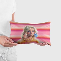 Подушка-антистресс Энид Синклер - арт и текстура розового свитера, цвет: 3D-принт — фото 2