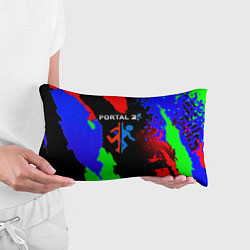Подушка-антистресс Portal 2 краски сочные текстура, цвет: 3D-принт — фото 2