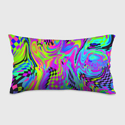 Подушка-антистресс Психоделический глитч, цвет: 3D-принт