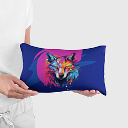 Подушка-антистресс Волк в стиле поп-арт, цвет: 3D-принт — фото 2