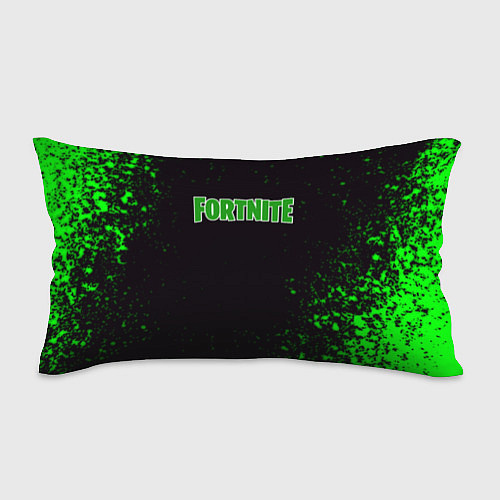 Подушка-антистресс Fortnite зеленый краски лого / 3D-принт – фото 1