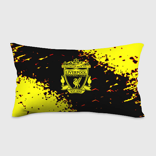 Подушка-антистресс Liverpool жёлтые краски текстура / 3D-принт – фото 1