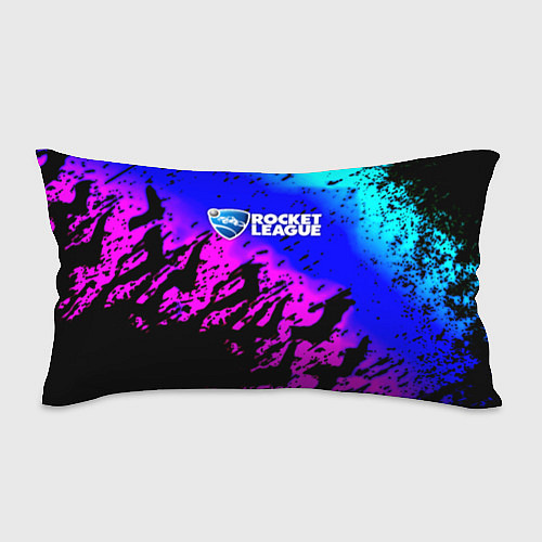 Подушка-антистресс Rocket League neon game / 3D-принт – фото 1