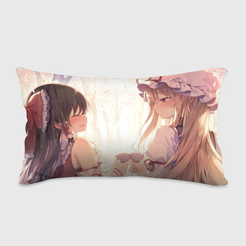 Подушка-антистресс Touhou Project Рейму Юкари чаепитие / 3D-принт – фото 1