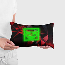 Подушка-антистресс Неоновый квадрат, цвет: 3D-принт — фото 2