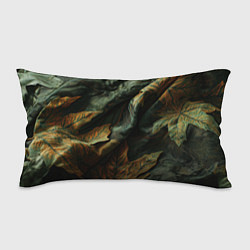 Подушка-антистресс Реалистичный охотничий камуфляж из ткани и листьев, цвет: 3D-принт