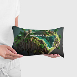 Подушка-антистресс Minecraft logo летняя карта, цвет: 3D-принт — фото 2