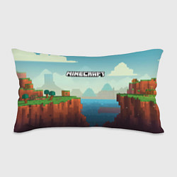 Подушка-антистресс Minecraft logo квадратный мир