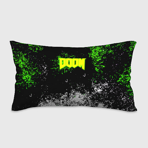Подушка-антистресс Doom токсичное лого краски / 3D-принт – фото 1