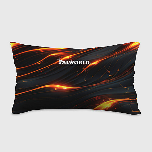 Подушка-антистресс Palworld логотип янтарные волны / 3D-принт – фото 1