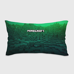 Подушка-антистресс Minecraft logo green