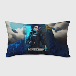 Подушка-антистресс Minecraft cyberpunk woman