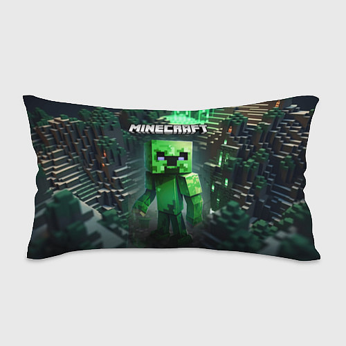 Подушка-антистресс Minecraft зеленый персонаж / 3D-принт – фото 1