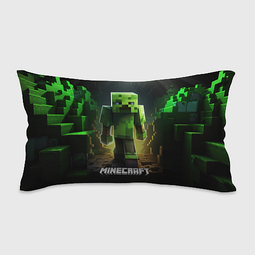 Подушка-антистресс Minecraft зеленый квадратный монстр / 3D-принт – фото 1