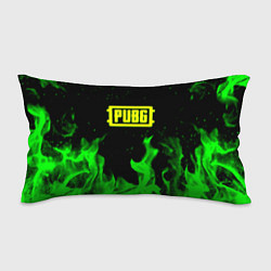 Подушка-антистресс PUBG кислотное лого огненный стиль, цвет: 3D-принт