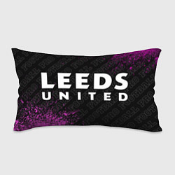 Подушка-антистресс Leeds United pro football по-горизонтали, цвет: 3D-принт