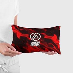 Подушка-антистресс Linkin park красный огонь, цвет: 3D-принт — фото 2